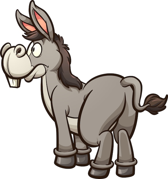 Vector donkey