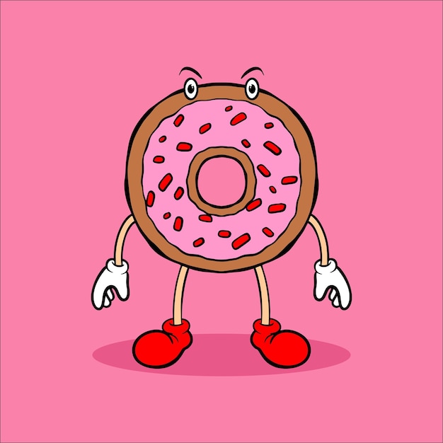 Donut boy cartoon