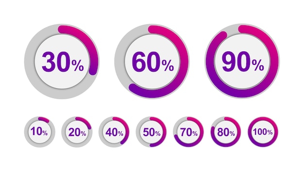 Donut Chart Infographic Pack