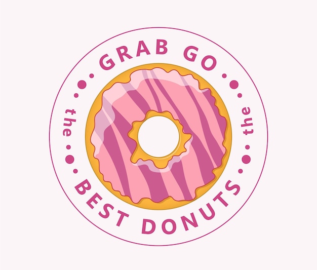 Donut circle logo