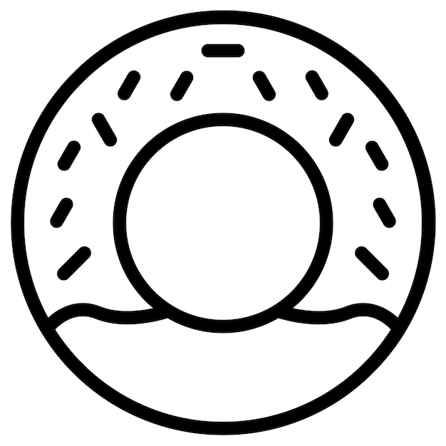 Vector donut icon style