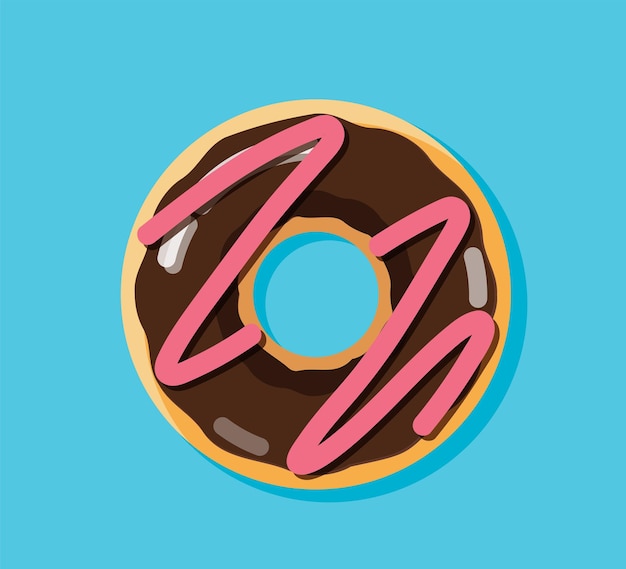 donut isolate element vector illustration