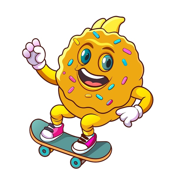donut mascot character