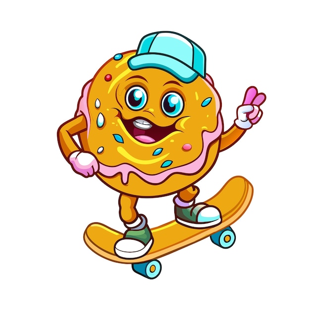 Donut mascotte personage