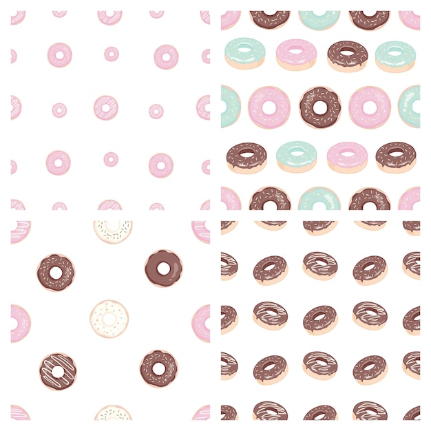 donut seamless pattern