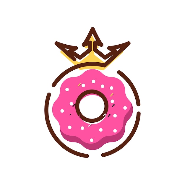 Donut Vector icon design illustration