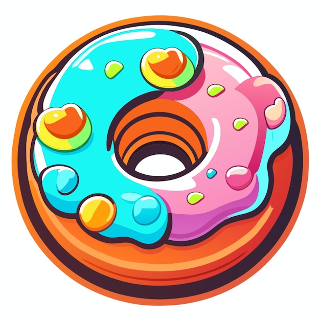 donut vectorillustratie