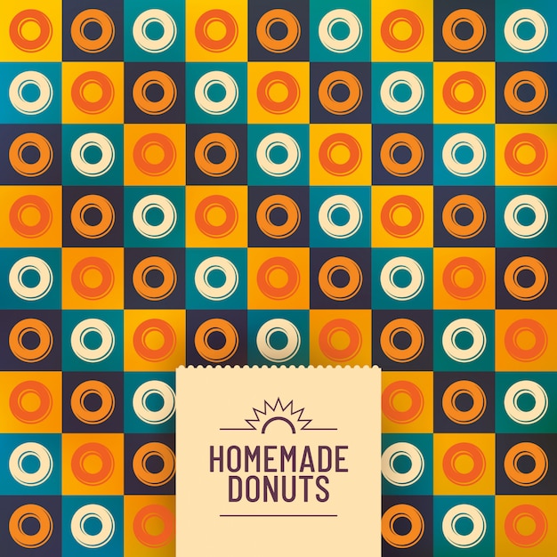 Donuts background