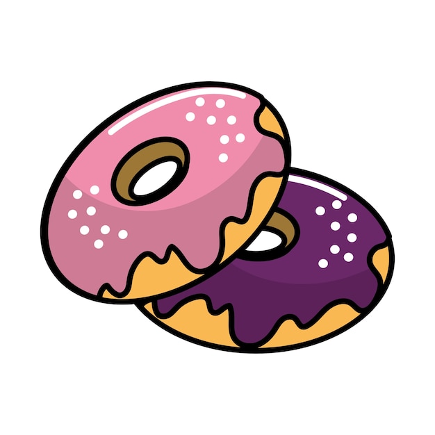 donuts of differents flavors icon