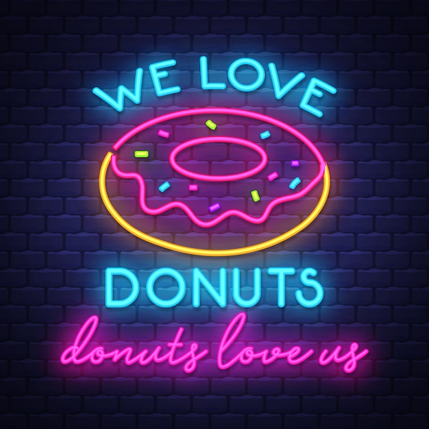 Donuts-neonreclame