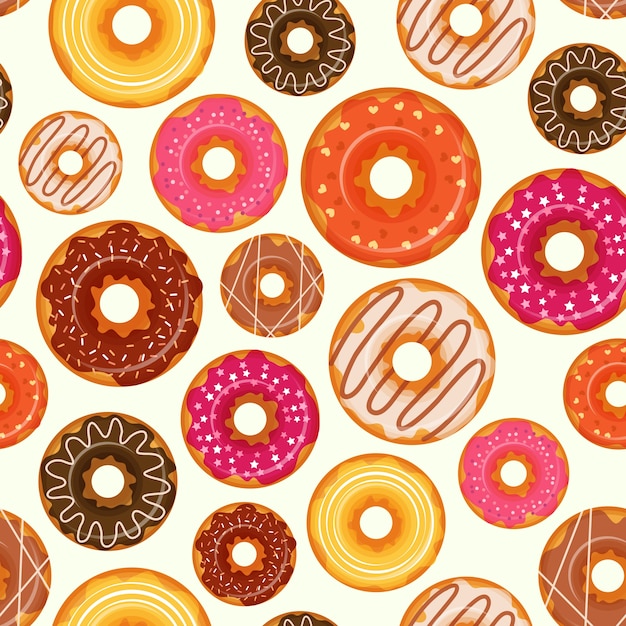 Donuts patroon ontwerp