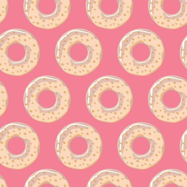 Donuts pattern design