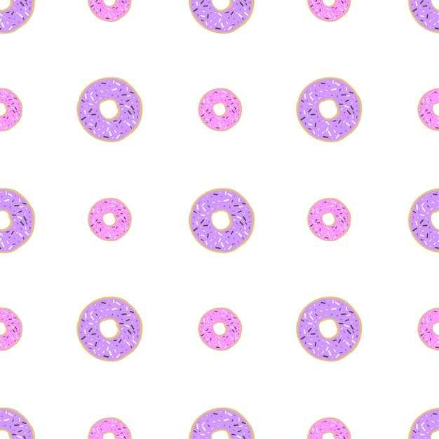 Donuts Seamless Pattern