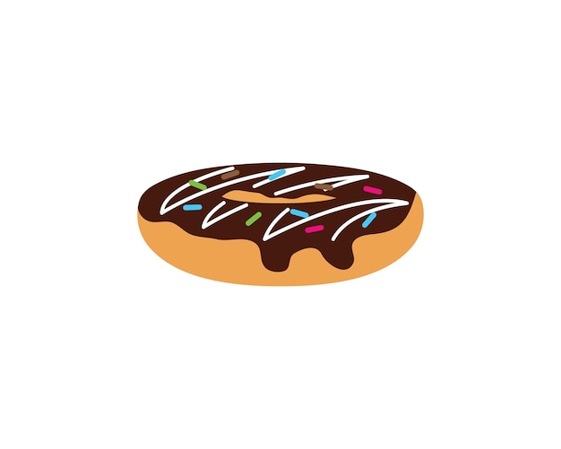 Дизайн векторной иконки пончиков