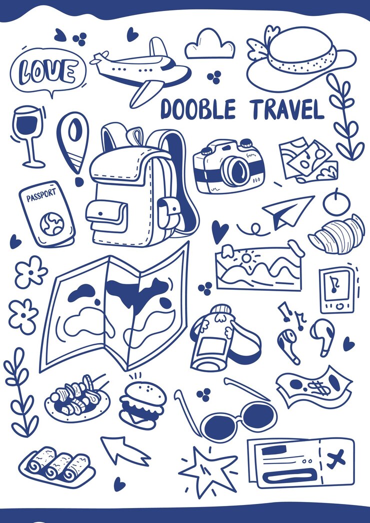 Vector dooble travel