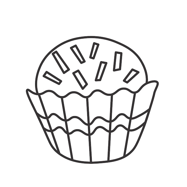 Vector doodle brigadeiro