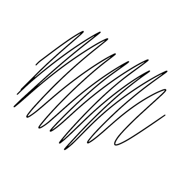 Vector doodle chaos hand drawn black hand drawn line abstract scribble shape vector doodle set ellipses tangles lines circles grunge round scribble circle thread clew knot isolated