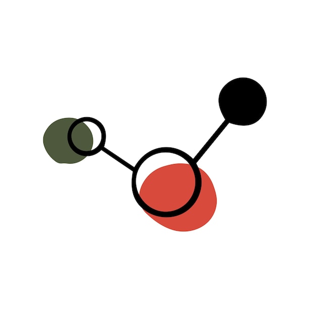 Doodle chemical structure of water