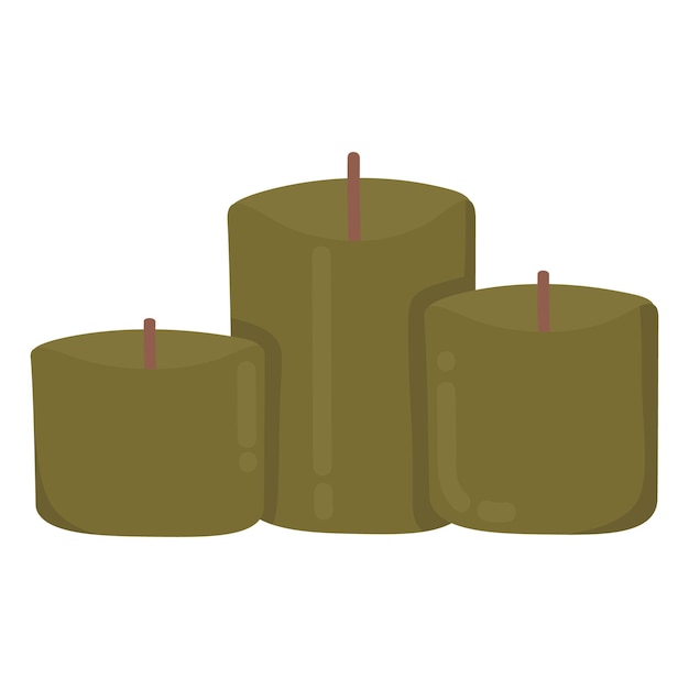 Doodle clipart herbal aromatherapy candle