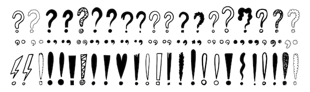 ドゥードル 呼び出し 質問符 停音符 黒いマーク 手描きの呼び出し