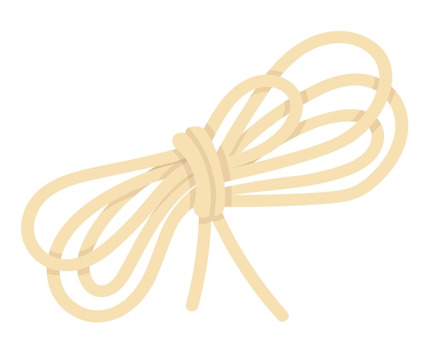 Doodle flat clipart Coiled hiking rope All objects are repainted