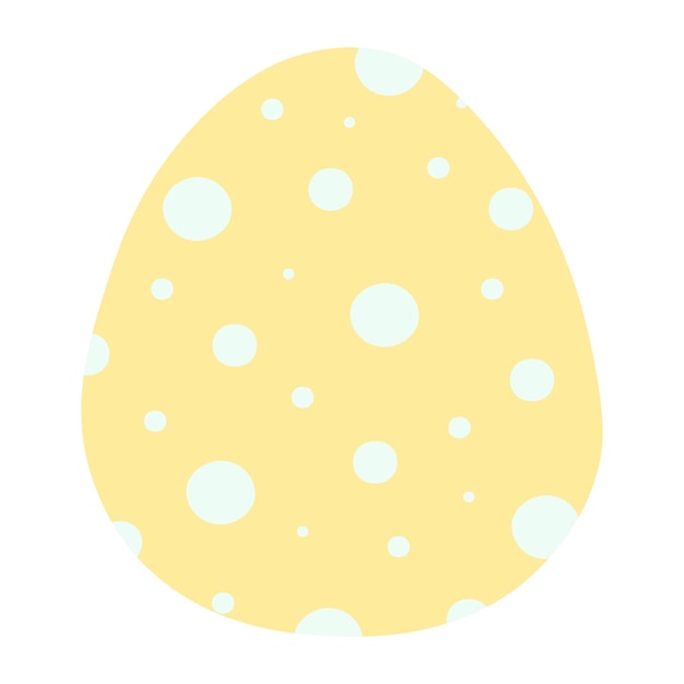 doodle flat clipart easter colored egg