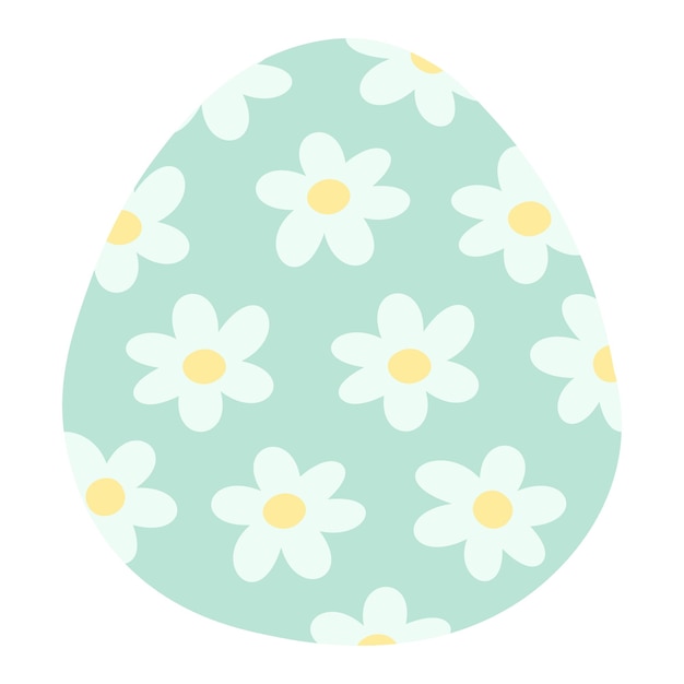 doodle flat clipart easter colored egg