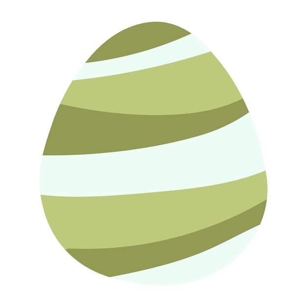 doodle flat clipart easter colored egg