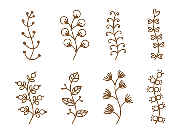 Doodle of flower hand drawing sketch vector