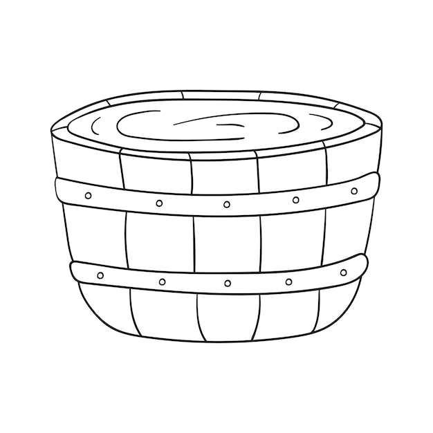 Doodle houten kom kuip vier sauna