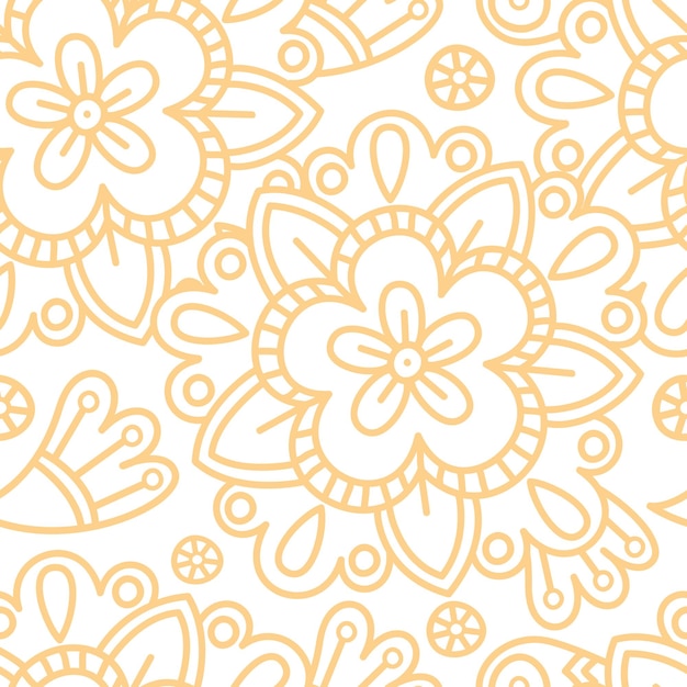 Vettore doodle seamless pattern