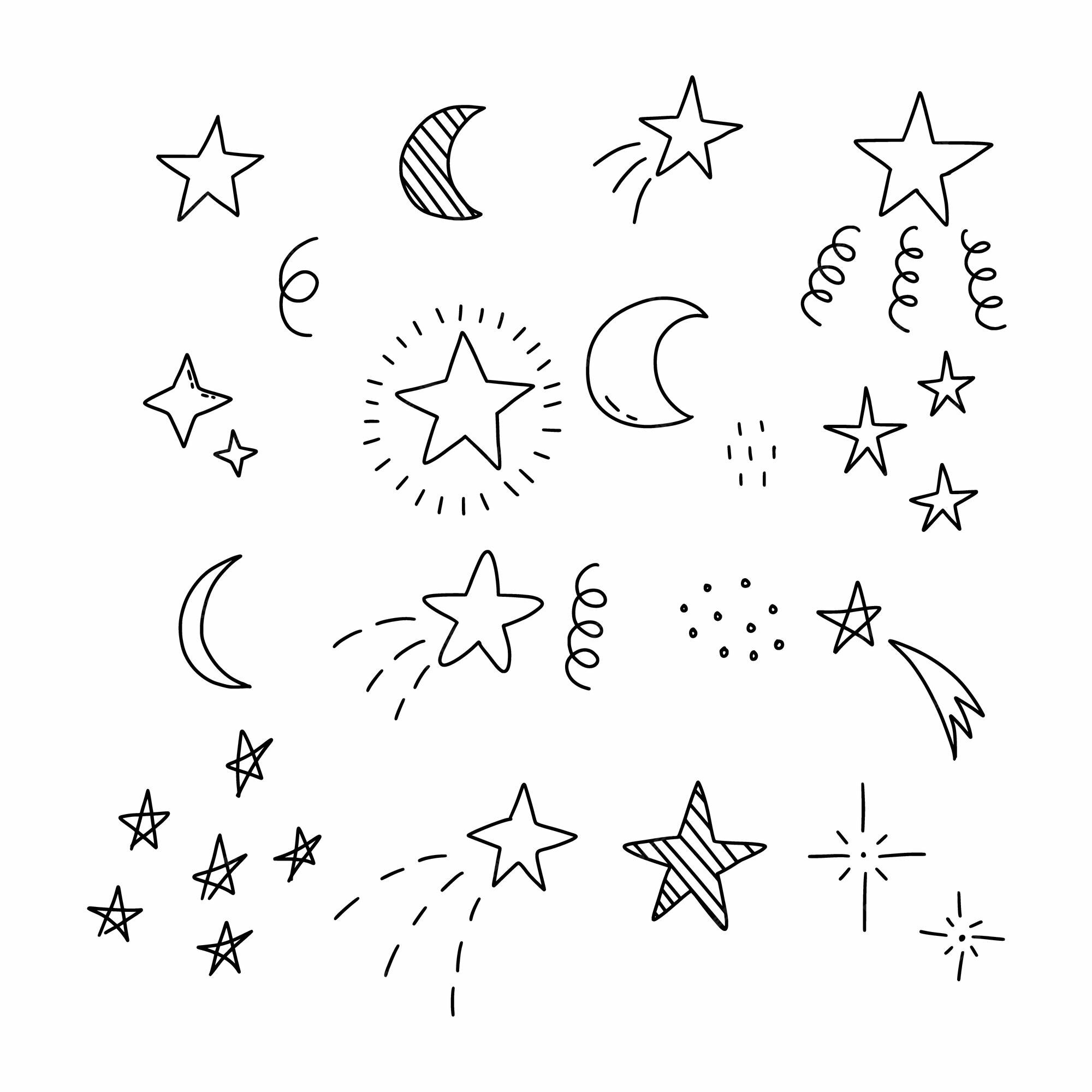 Hand Drawn Stars Vectors & Illustrations For Free Download | Freepik