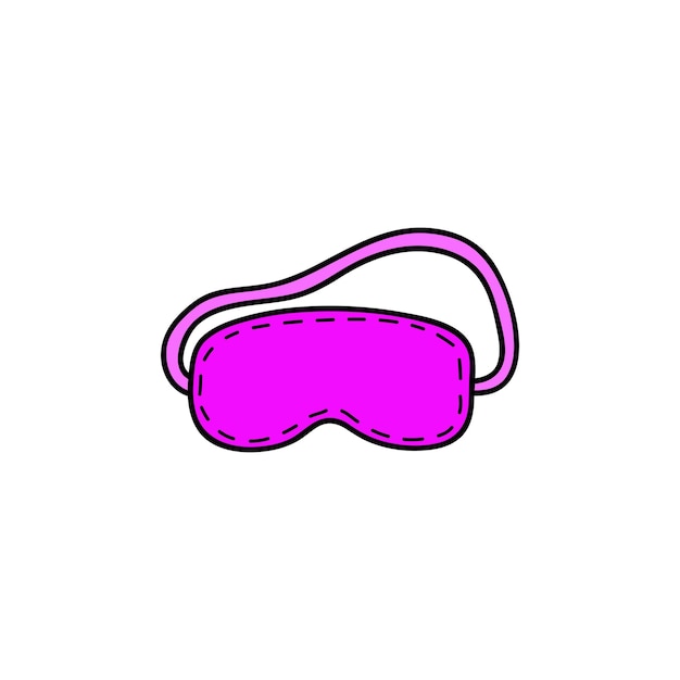 Doodle sleeping mask