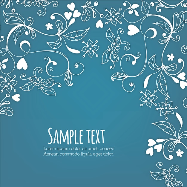 Doodle vector illustration with typography