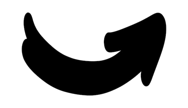 Doodle vormen pijlen schets elementen vector cartoon pijl handgetekende icoon