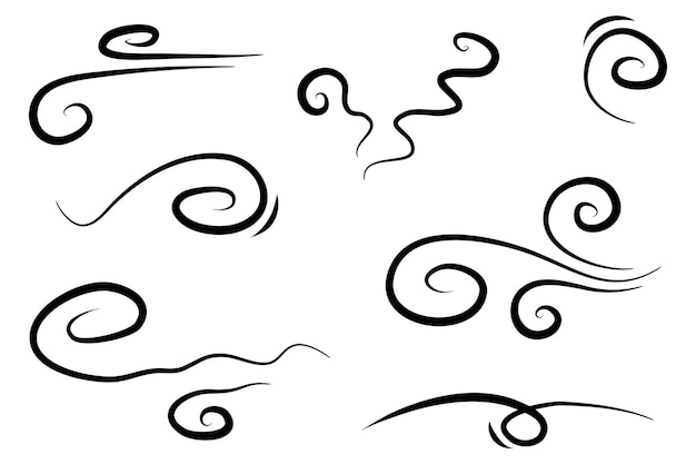 Doodle wind illustration vector handrawn style