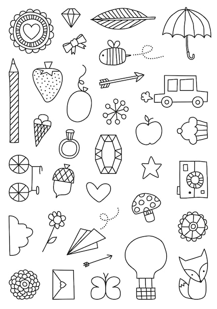 Doodles vector illustration