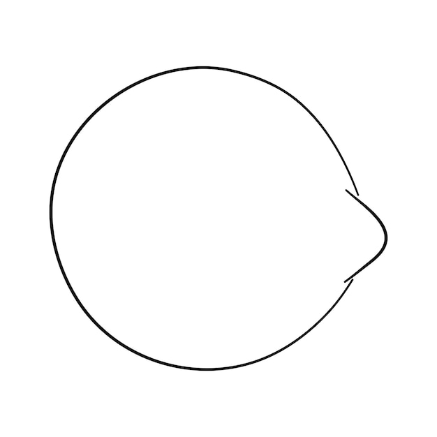 Doodlestyle morielje icoon met een handgetekende zwarte schets vector illustratie