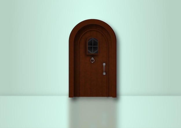 Vector door classic 3d