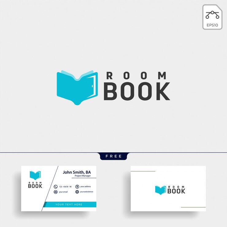 Vector door education book library logo template illustration icon element