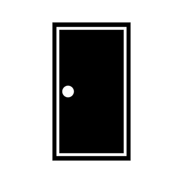 Vector door icon vector