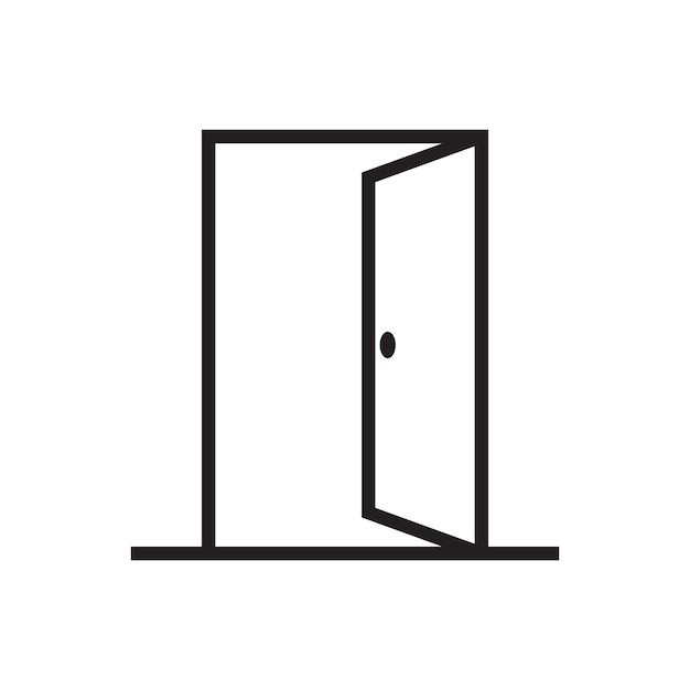 door icon vector