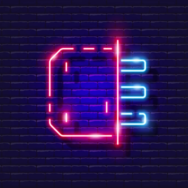 door lock neon icon vector illustration for design repair tool glowing sign construction tools concept