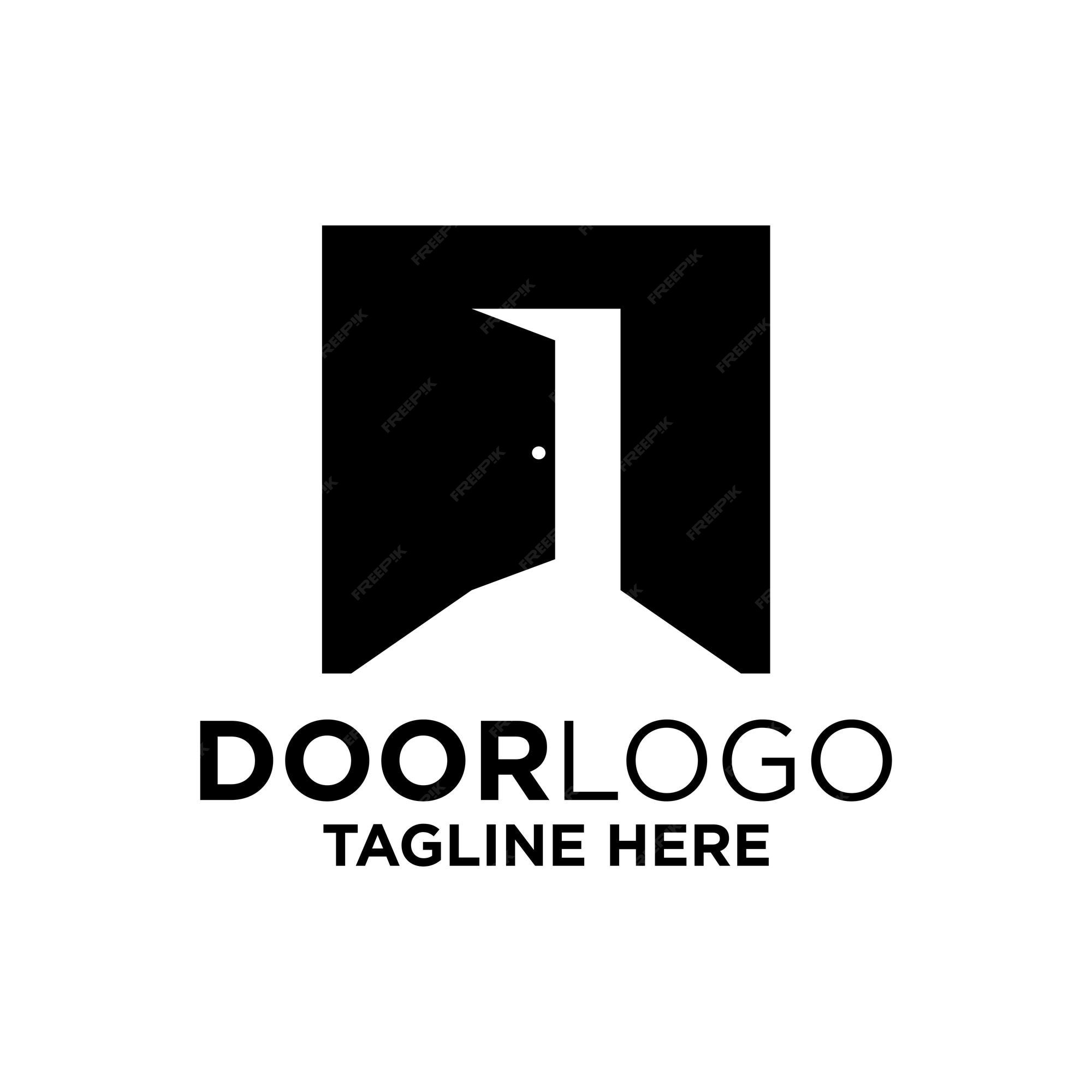 Premium Vector | Door logo design template inspiration, vector ...