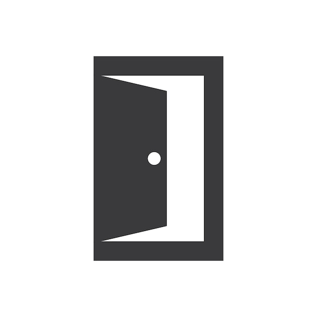 Значок логотипа двери