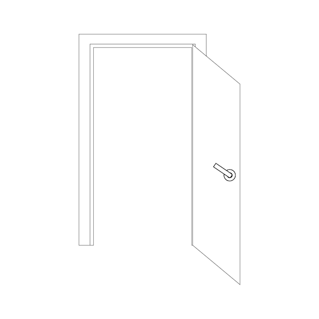 Vector door logo