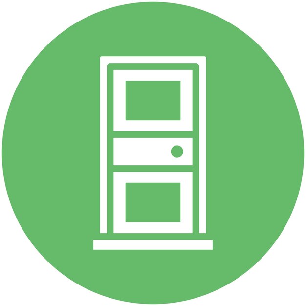 Иллюстрация векторной иконы двери иконы Home Improvements