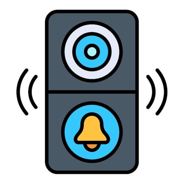 Vector doorbell icon
