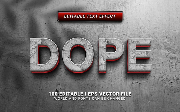 Dope text effect