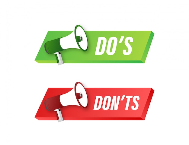 Dos and donts like thumbs up or down.  simple thumb up symbol minimal round logotype element set    on white.   illustration.